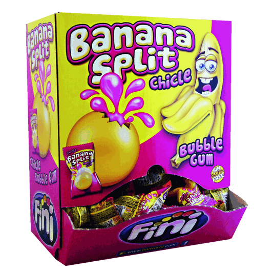 candytoys.ch Fini Banana Split 200 Stück im Karton candytoys.ch Switzerland
