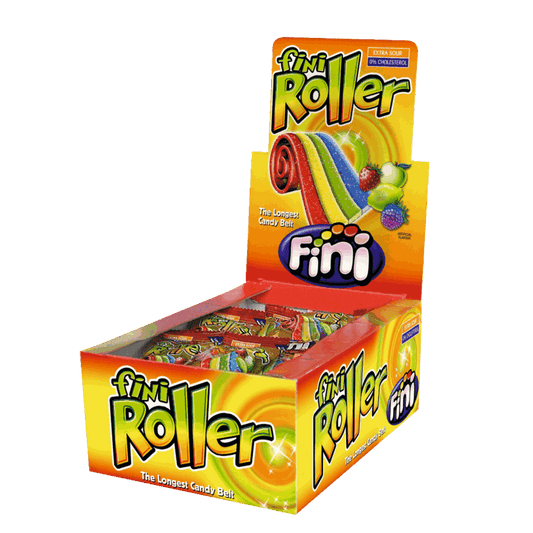candytoys.ch Fini Roller Rainbow 40 Stück im Karton candytoys.ch Switzerland