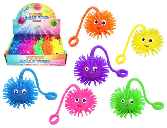 candytoys.ch Fluffy Ball mit Licht 6 Farben sortiert ca 5 cm candytoys.ch Switzerland