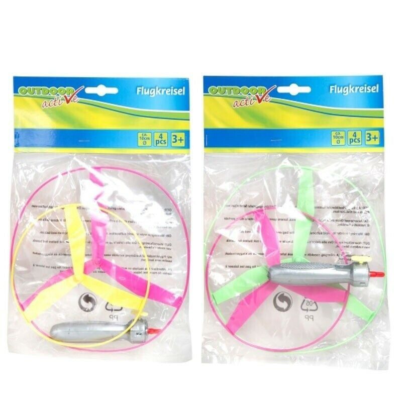 candytoys.ch Flugkreisel 2er Set - Schwebende Untertassen für kreative Spiele