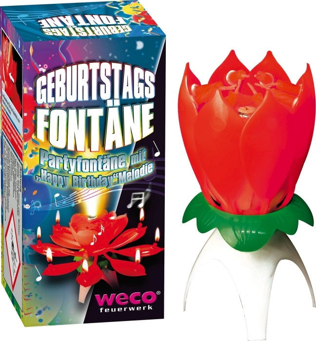 candytoys.ch "Fontäne mit ""Happy-Birthday""-Melodie" candytoys.ch Switzerland