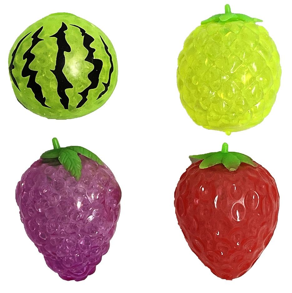 candytoys.ch Früchte Antistress ca 5,5 cm (TPR + Glibberkugeln)