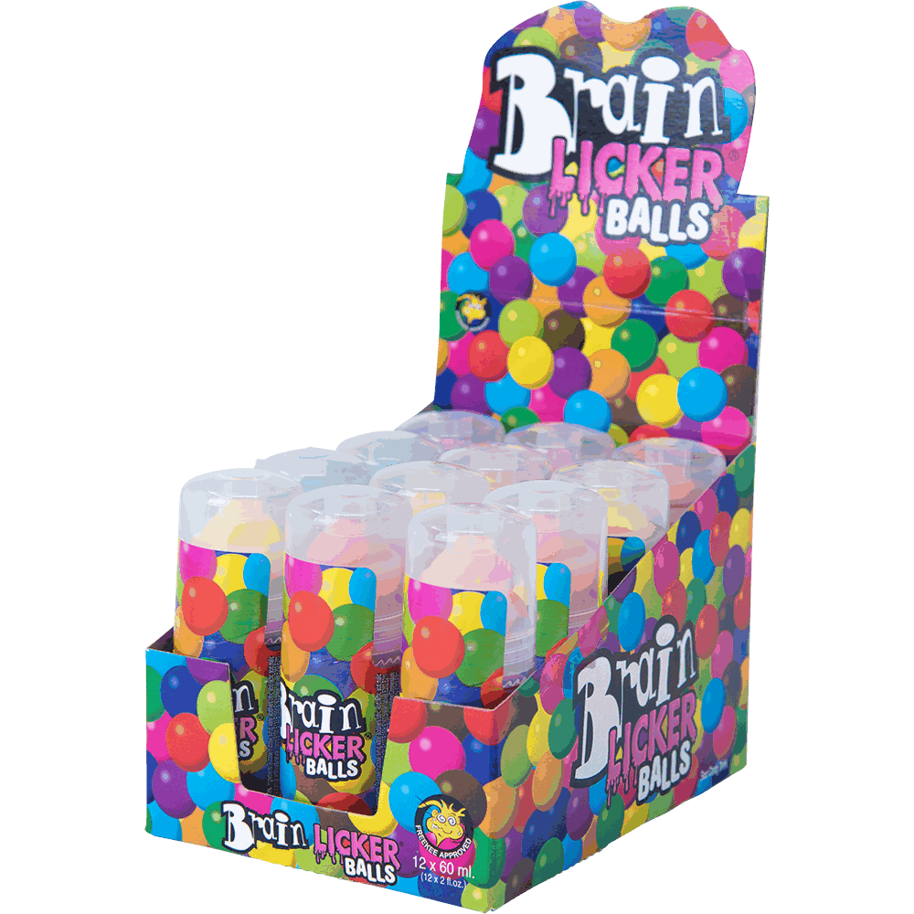 candytoys.ch freekee Brain Licker Balls 12 Stück im Karton candytoys.ch Switzerland