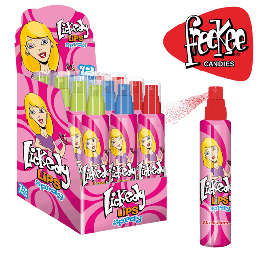 candytoys.ch freekee Lickedy Lips Spray 12 Stück im Karton candytoys.ch Switzerland