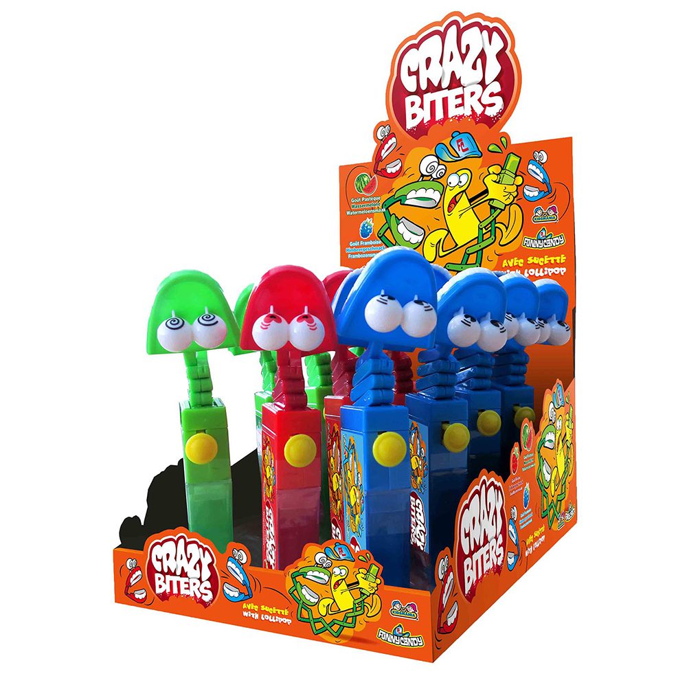 candytoys.ch Funny Candy Crazy Biters 12 Stück im Karton candytoys.ch Switzerland