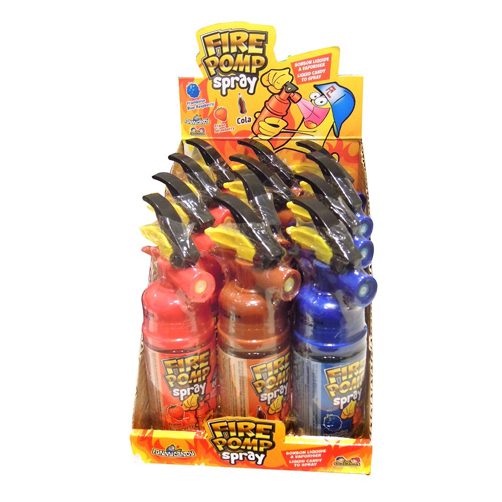 candytoys.ch Funny Candy Fire Pomp Spray 12 Stück im Karton candytoys.ch Switzerland