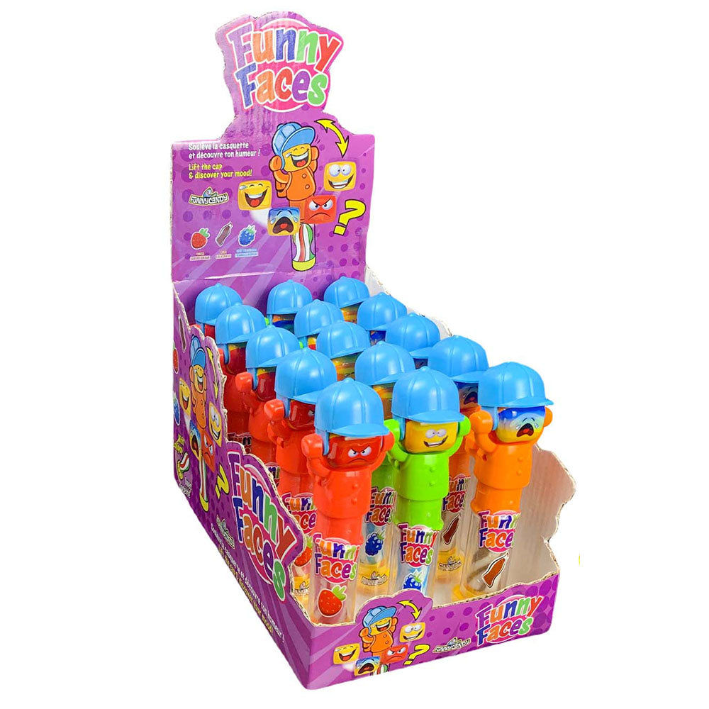 candytoys.ch Funny Candy Funny Faces 15 Stück im Karton candytoys.ch Switzerland