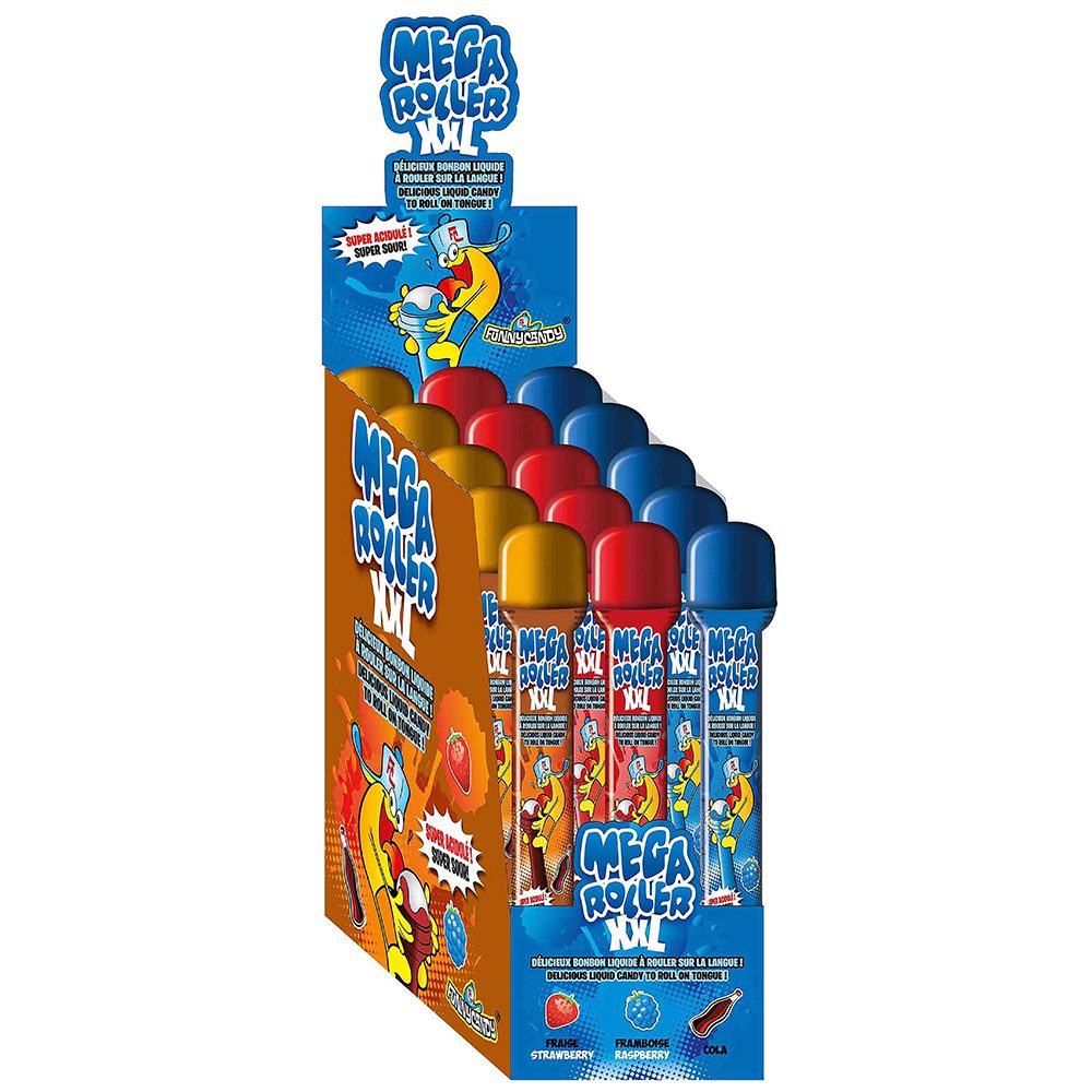 candytoys.ch Funny Candy Mega Roller XXL 15 Stück im Karton candytoys.ch Switzerland