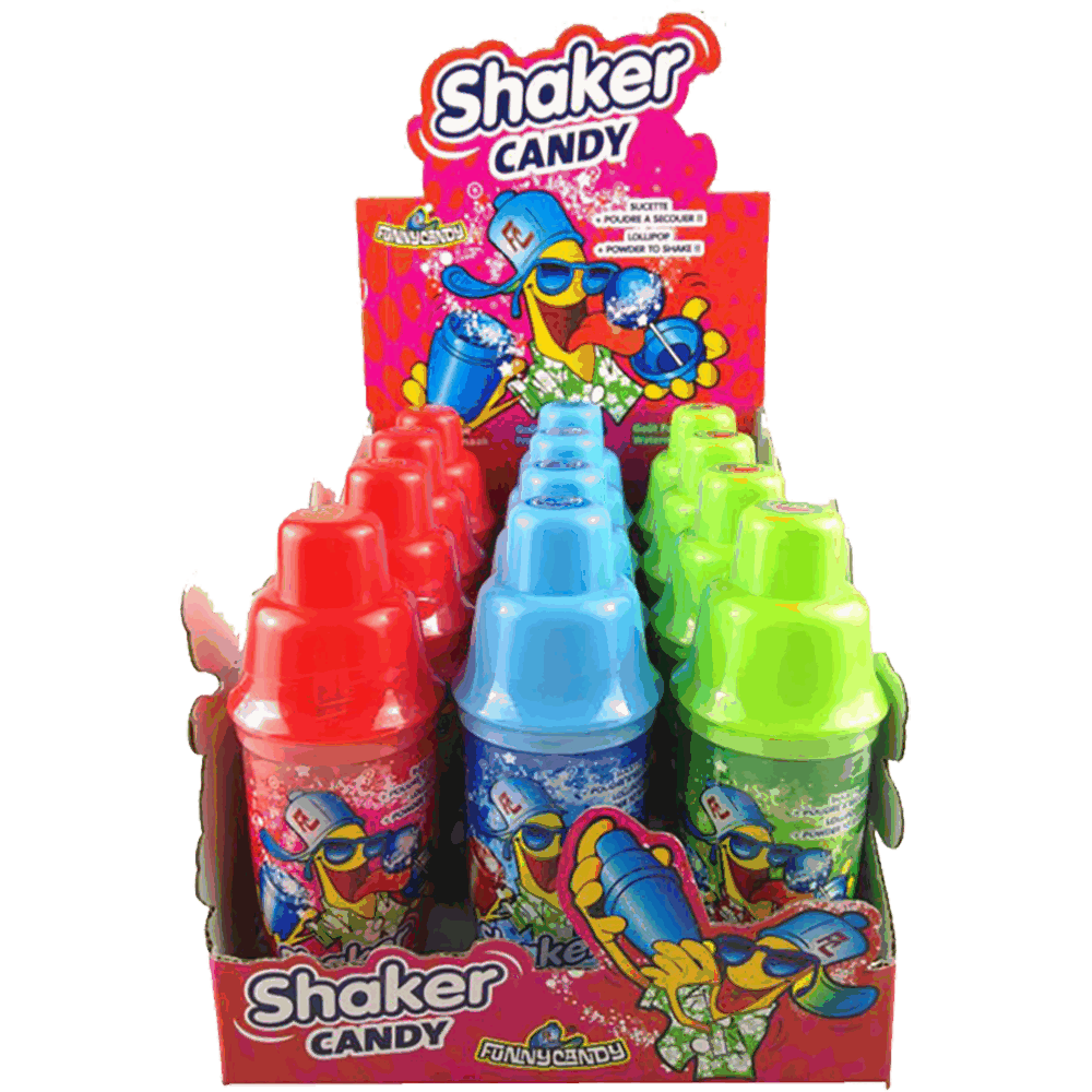 candytoys.ch Funny Candy Shaker Candy 12 Stück im Karton candytoys.ch Switzerland
