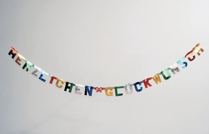 candytoys.ch Girlande HERZLICHEN GLÜCKWUNSCH ca 220 cm candytoys.ch Switzerland
