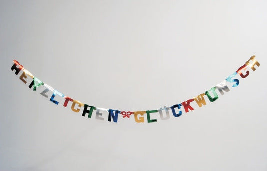 candytoys.ch Girlande HERZLICHEN GLÜCKWUNSCH ca 220 cm candytoys.ch Switzerland