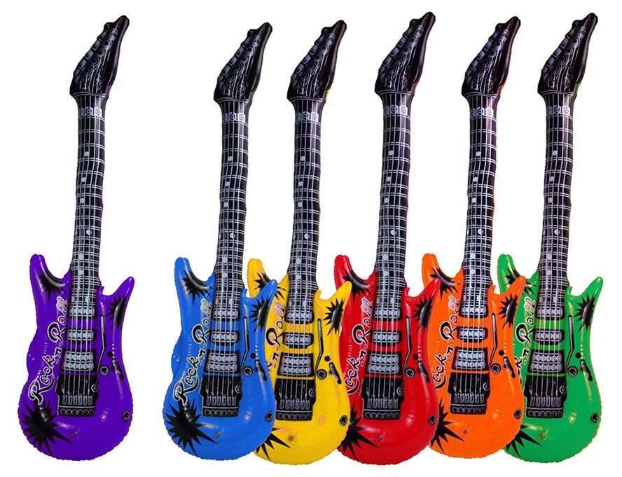 candytoys.ch Gitarre aufblasbar 6-farbig sortiert ca 100 cm candytoys.ch Switzerland