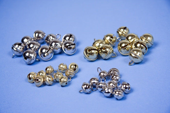 candytoys.ch Glöckchen 10 Stück ca Ø 19 mm, gold candytoys.ch Switzerland