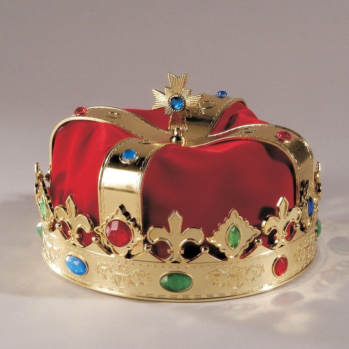 candytoys.ch goldene Krone mit rotem Samt Größe: ca. 56 candytoys.ch Switzerland