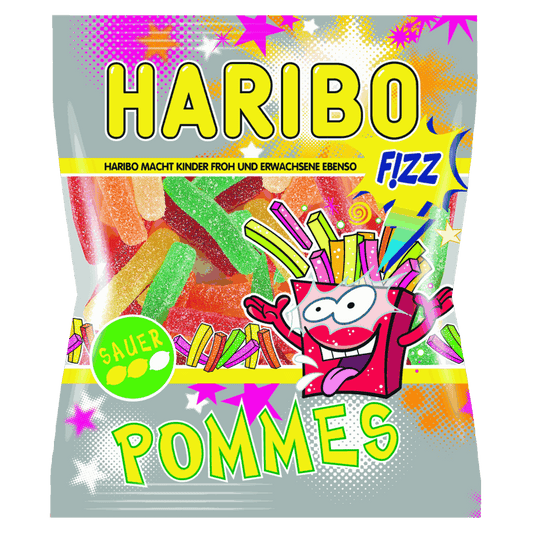 candytoys.ch Haribo  F!ZZ Pommes  24x100g im Karton candytoys.ch Switzerland