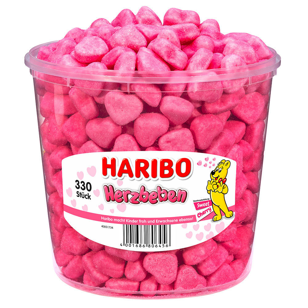 candytoys.ch Haribo Herzbeben 330 Stück in der Dose candytoys.ch Switzerland