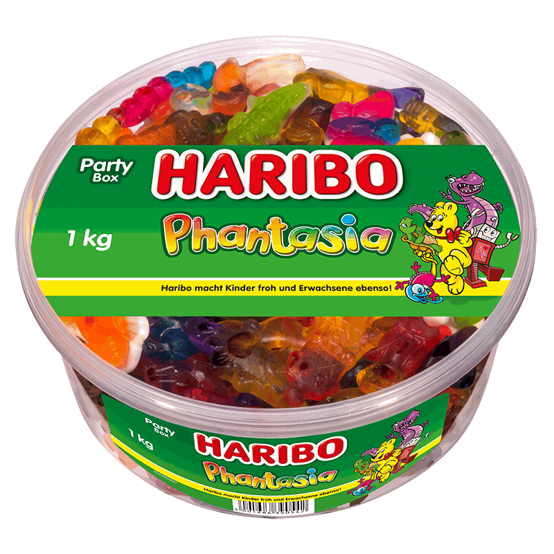 candytoys.ch Haribo Phantasia 1kg in der Dose candytoys.ch Switzerland