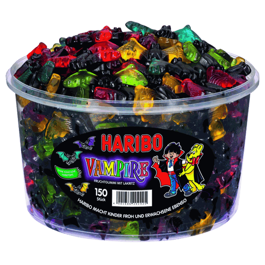 candytoys.ch Haribo  Vampire  150 Stück in der Dose candytoys.ch Switzerland