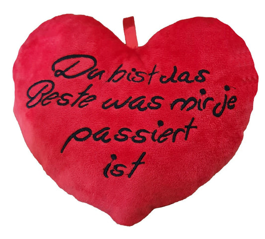 candytoys.ch Herz 'Du bist das Beste was mir je passiert ist' ca 23x22cm candytoys.ch Switzerland