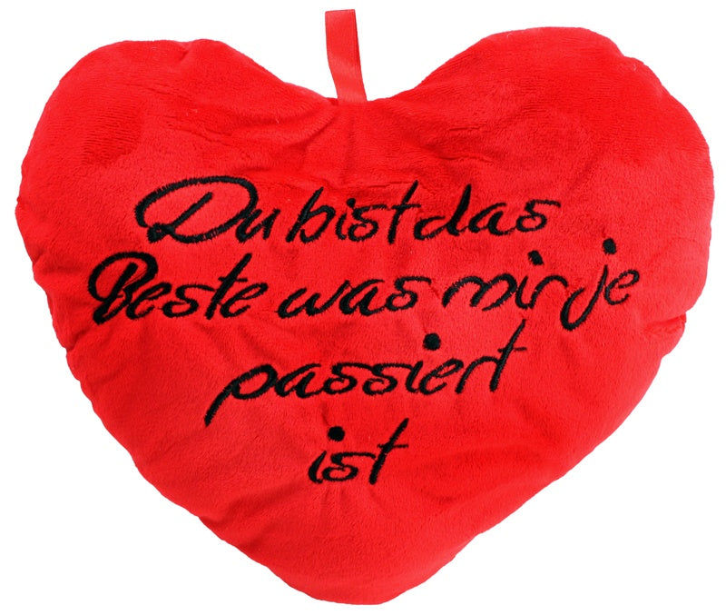 candytoys.ch Herz "Du bist das Beste was mir je passiert ist" ca 40 cm candytoys.ch Switzerland