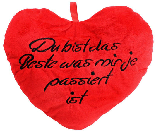 candytoys.ch Herz "Du bist das Beste was mir je passiert ist" ca 40 cm candytoys.ch Switzerland