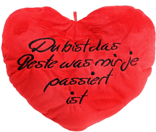 candytoys.ch Herz "Du bist das Beste was mir je passiert ist" ca 80 cm candytoys.ch Switzerland