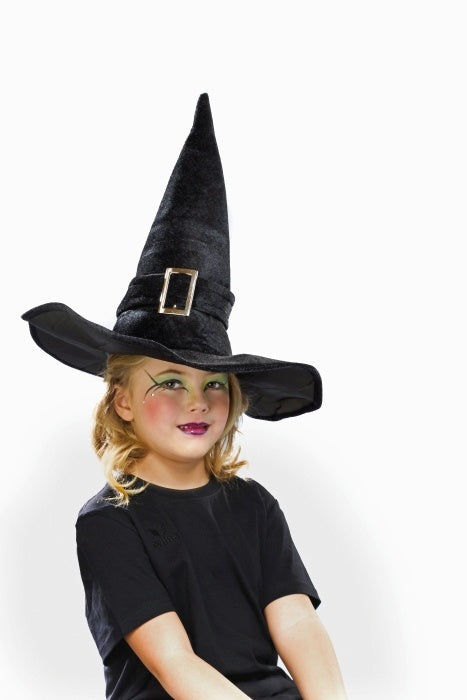 candytoys.ch Hexenhut für KInder Samt schwarz Größe: ca. 55 candytoys.ch Switzerland