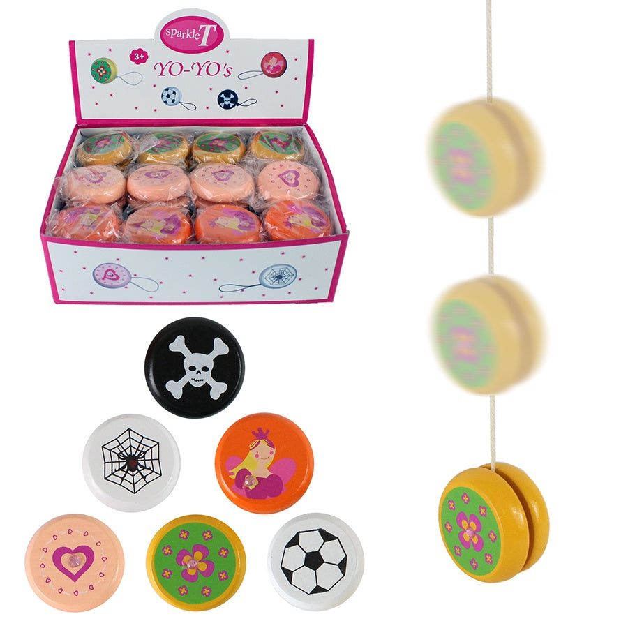 candytoys.ch Holz Jojo 6-fach sortiert ca 5cm candytoys.ch Switzerland