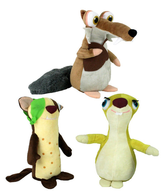 candytoys.ch Ice Age 5 - 3 fach sortiert ca 28 cm Scrat, Buck, Sid candytoys.ch Switzerland