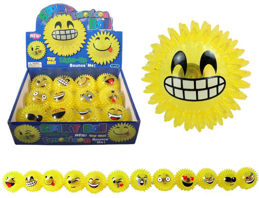 candytoys.ch Igelball mit Licht Emoticon ca 7,5 cm