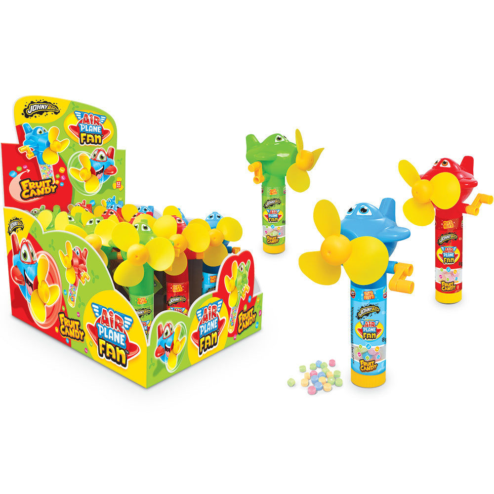 candytoys.ch Johny Bee Air Plane Fan 12 Stück im Karton candytoys.ch Switzerland