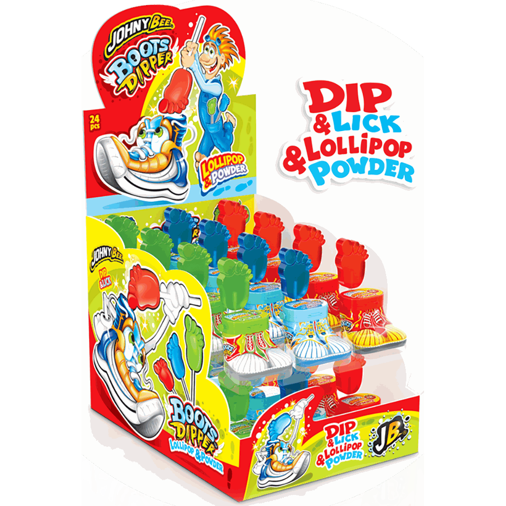 candytoys.ch Johny Bee Boots Dipper 24 Stück im Karton candytoys.ch Switzerland