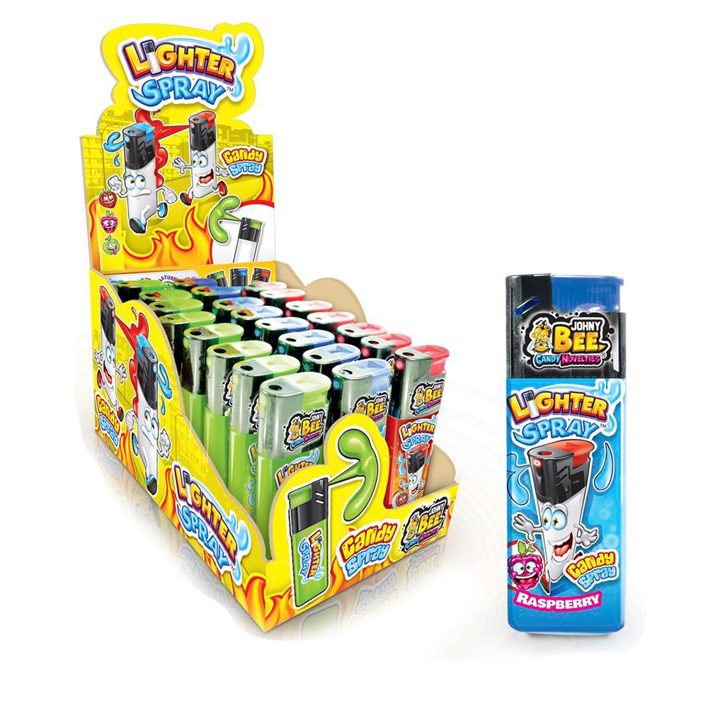 candytoys.ch Johny Bee Lighter Spray 24 Stück im Karton candytoys.ch Switzerland