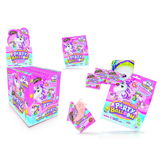 candytoys.ch Johny Bee Party Balloon Unicorn 16 Stück im Karton candytoys.ch Switzerland