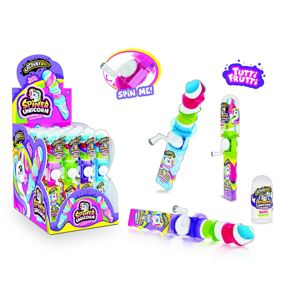 candytoys.ch Johny Bee Unicorn Spiner 16 Stück im Karton candytoys.ch Switzerland