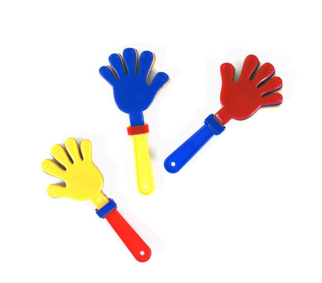 candytoys.ch Klapperhand 3-fach sortiert - ca 14,5cm candytoys.ch Switzerland