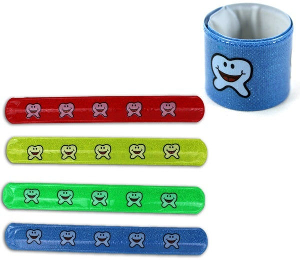 candytoys.ch Klatscharmband 'Zähne' 4-fach sortiert - ca 22cm candytoys.ch Switzerland
