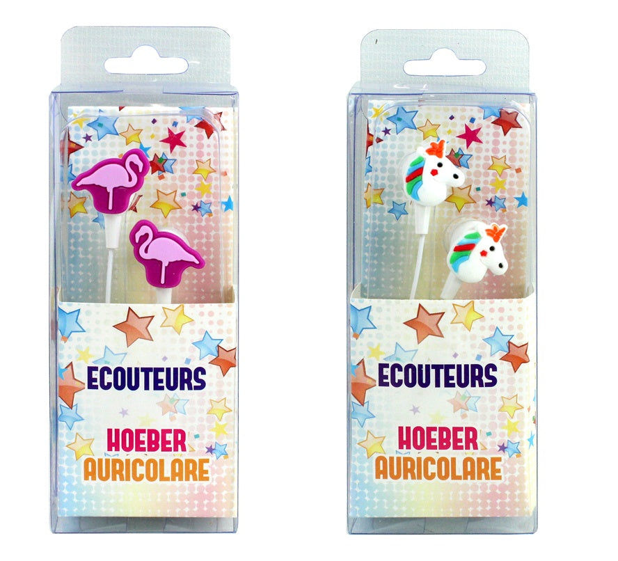 candytoys.ch Kopfhörer EINHORN, FLAMINGO sortiert in Box ca 13x5x3cm candytoys.ch Switzerland
