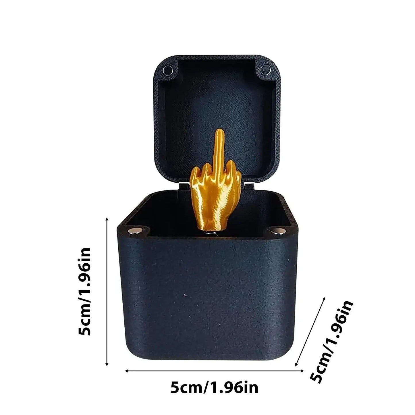 candytoys.ch Kreatives Geschenk: Mittelfinger in der Box - Lustig und originell
