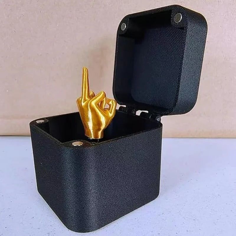 candytoys.ch Kreatives Geschenk: Mittelfinger in der Box - Lustig und originell