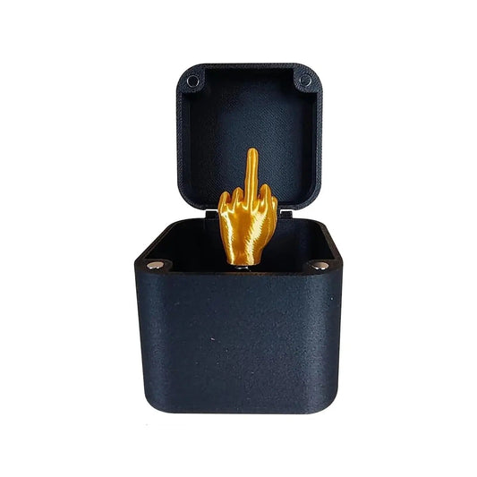 candytoys.ch Kreatives Geschenk: Mittelfinger in der Box - Lustig und originell