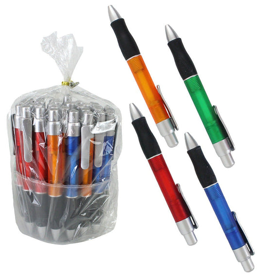 candytoys.ch Kugelschreiber mit Großraummine, 4-fach sortiert - ca 13,5cm candytoys.ch Switzerland