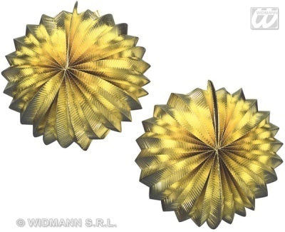 candytoys.ch Laterne - Dekolaterne Metallic gold 2 Stück - D= ca 24cm candytoys.ch Switzerland