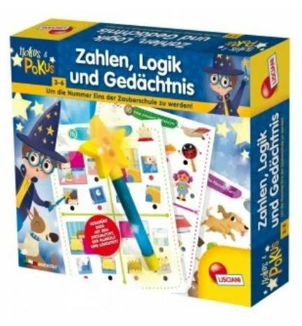 candytoys.ch Lisciani Hokus & Pokus - Lernspiel Zahlen Logik und Gedächnis candytoys.ch Switzerland