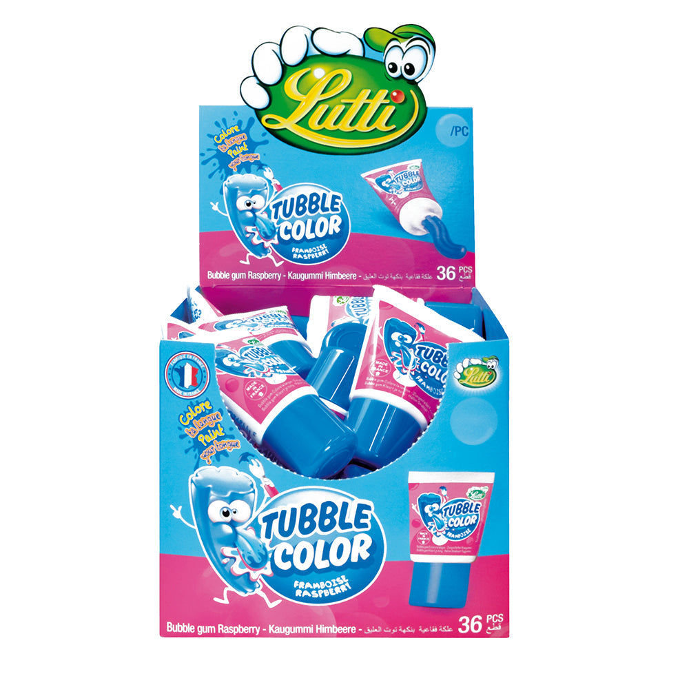 candytoys.ch Lutti Tubble Gum Color 36 Stück im Karton candytoys.ch Switzerland