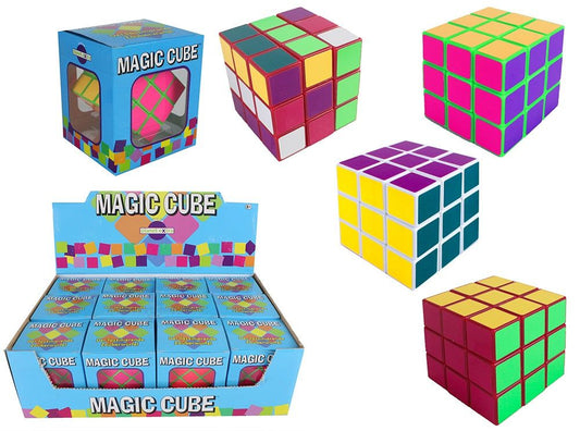 candytoys.ch Magic Cube Zauberwürfel 3-farbig sortiert ca 5,5cm