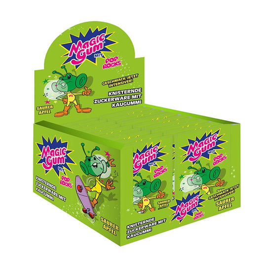 candytoys.ch Magic Gum  saurer Apfel  50 Stück im Karton candytoys.ch Switzerland
