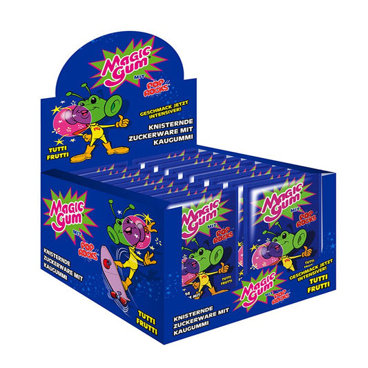 candytoys.ch Magic Gum  Tutti Frutti  50 Stück im Karton candytoys.ch Switzerland