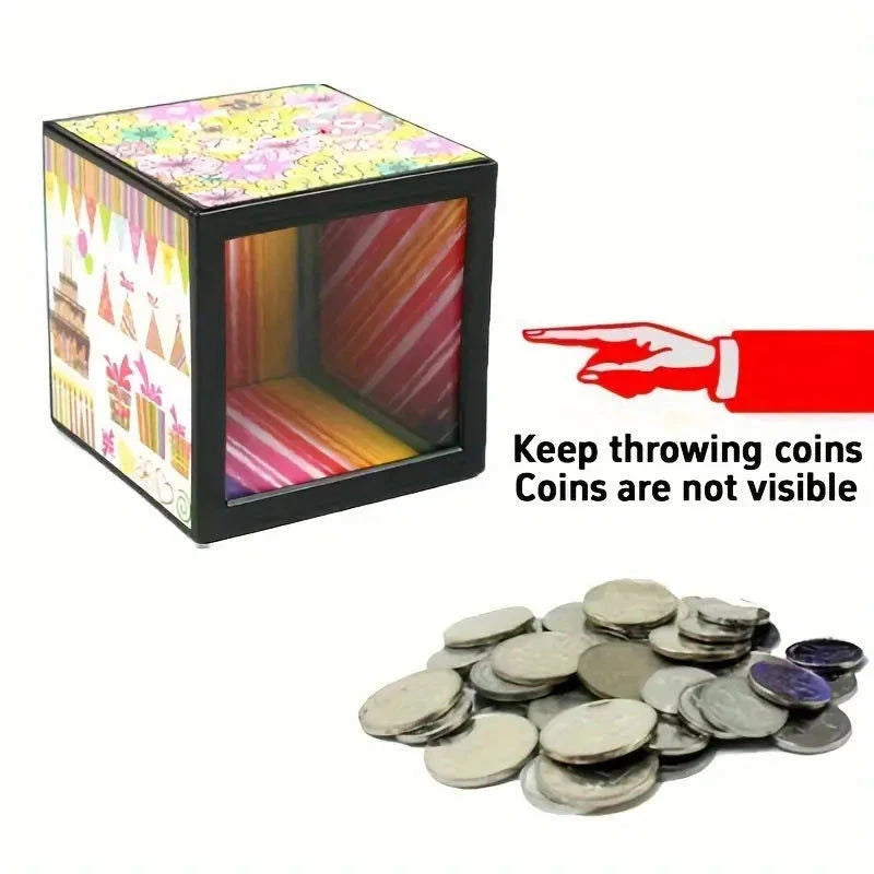 candytoys.ch Magische Geldkiste - Trick zur Münzverschwindung und Illusion