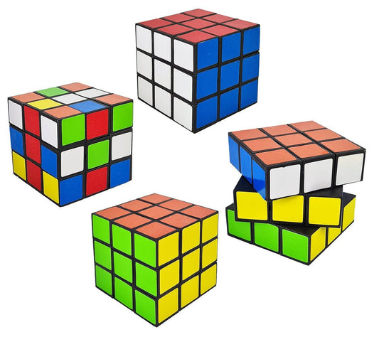 candytoys.ch Magischer Würfel 5x5 cm – Farbenfrohes Puzzle für Denkspiele